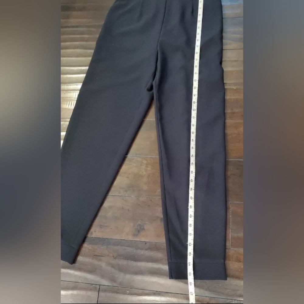 Black Geometric Cut Out Storee Jumpsuit Onesie - Picture 3 of 7